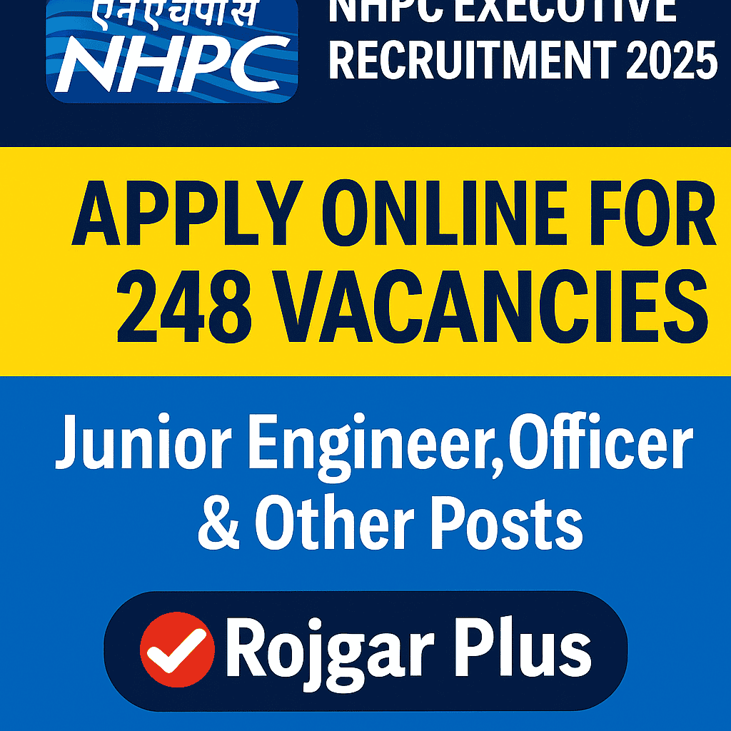 nhpc recruitment 2025 nhpc non executive recruitment 2025 nhpc je recruitment 2025 nhpc vacancy 2025 sarkari result nhpc