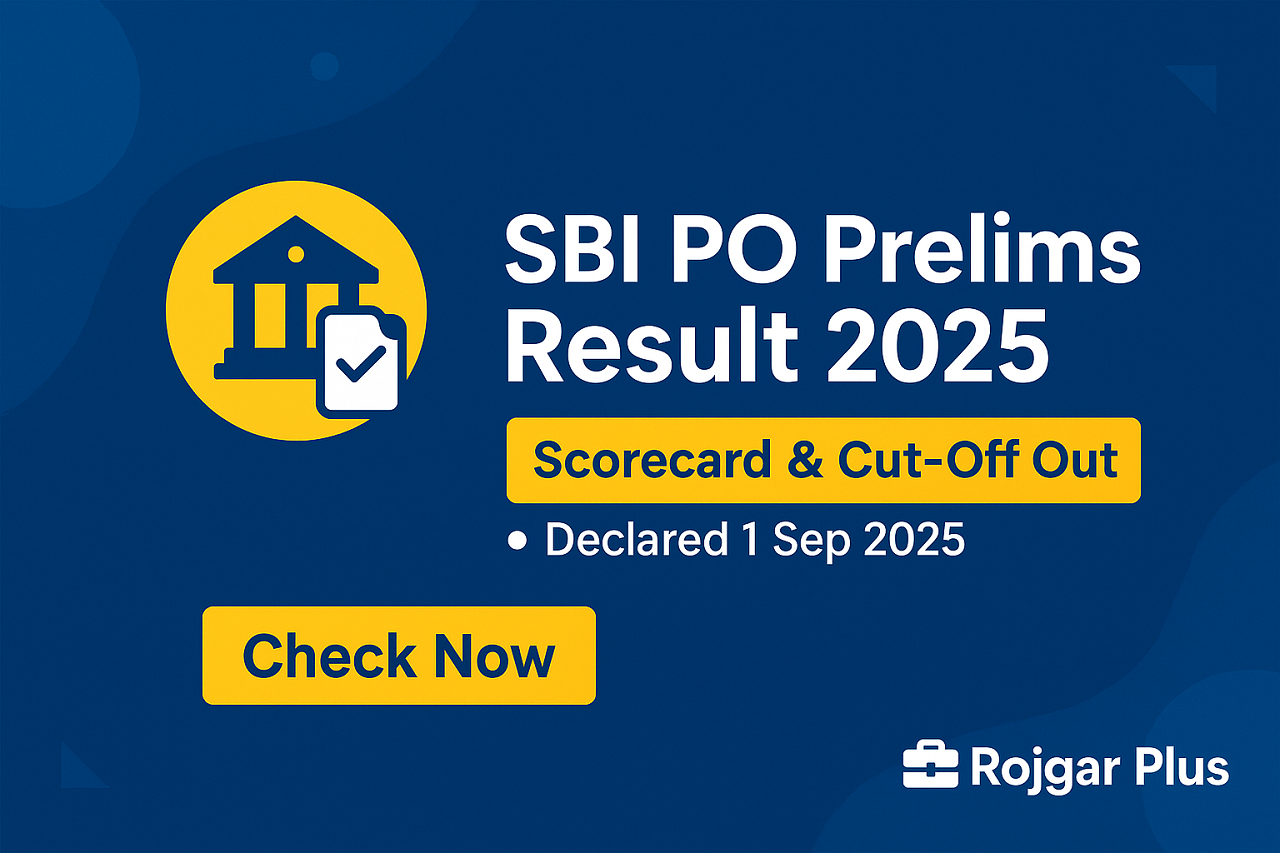 SBI PO Prelims Result 2025, SBI PO result 2025